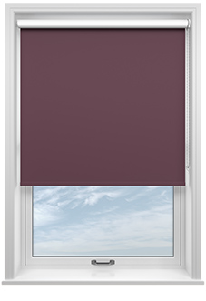 Rimini (Blackout), Plum - Twist&Fit Roller Blind